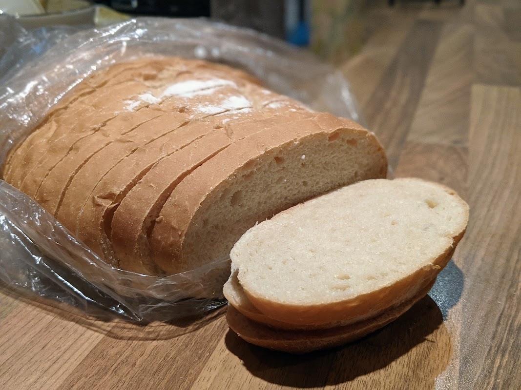 Fresh sourdough bread